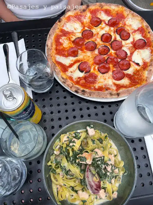 Pizza y pasta en Pesantissimo